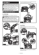 Preview for 7 page of Makita BAC01 Instruction Manual