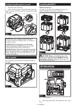 Предварительный просмотр 8 страницы Makita BAC01 Instruction Manual