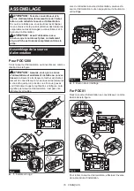 Предварительный просмотр 16 страницы Makita BAC01 Instruction Manual