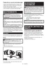 Предварительный просмотр 28 страницы Makita BAC01 Instruction Manual