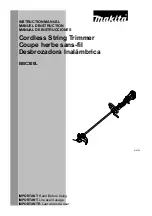 Preview for 1 page of Makita BBC300L Instruction Manual