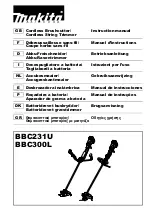 Preview for 1 page of Makita BBC300LRDE Instruction Manual