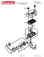 Preview for 9 page of Makita BBX7600 Parts Breakdown