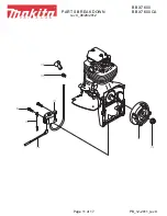 Preview for 11 page of Makita BBX7600 Parts Breakdown