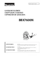 Makita BBX7600N Instruction Manual preview