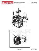 Preview for 2 page of Makita BBX7600N Parts Breakdown