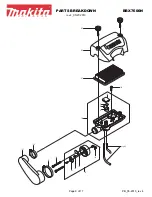 Preview for 9 page of Makita BBX7600N Parts Breakdown