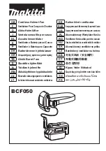 Makita BCF050 Manual preview