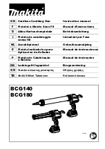 Makita BCG180 Instruction Manual preview