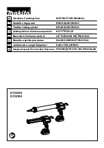Preview for 1 page of Makita BCG180Z Instruction Manual