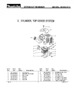 Предварительный просмотр 2 страницы Makita BCM2310 Parts Manual