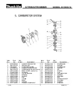 Предварительный просмотр 5 страницы Makita BCM2310 Parts Manual