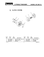 Предварительный просмотр 8 страницы Makita BCM2310 Parts Manual