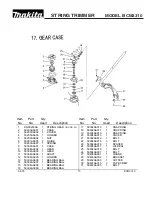 Preview for 13 page of Makita BCM3310 Parts List