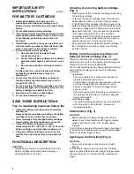 Preview for 6 page of Makita BDF441 Instruction Manual