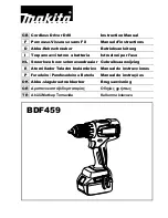 Предварительный просмотр 1 страницы Makita BDF459 Instruction Manual