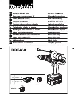 Preview for 1 page of Makita BDF460 Instruction Manual