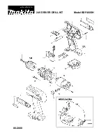 Preview for 1 page of Makita BDF460SH Parts List