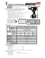 Preview for 1 page of Makita BFH040 Technical Information