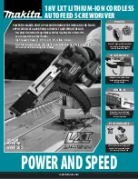 Makita BFR750Z Specifications preview