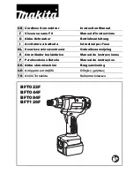 Makita BFT022F Instruction Manual preview