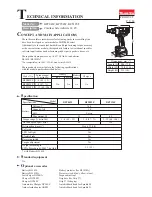 Preview for 1 page of Makita BFT043F Technical Information