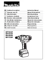 Makita BFT044F Instruction Manual preview