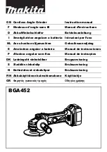 Makita BGA450 Instruction Manual предпросмотр