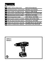 Preview for 1 page of Makita BHP343 Instruction Manual