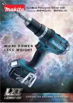 Makita BHP442 Specifications preview