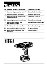 Предварительный просмотр 1 страницы Makita BHP453RHJ Instruction Manual