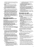 Preview for 17 page of Makita BHP454 Instruction Manual