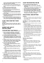 Preview for 6 page of Makita BHR162 Instruction Manual