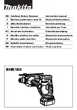 Предварительный просмотр 1 страницы Makita BHR180 Instruction Manual