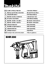 Makita BHR200 Instruction Manual preview