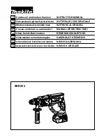 Preview for 1 page of Makita BHR202 Instruction Manual