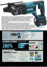 Preview for 2 page of Makita BHR240ZK Brochure & Specs