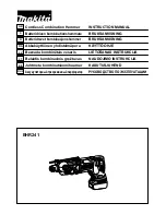 Makita BHR241 Instruction Manual preview