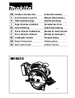 Makita BHS630 Instruction Manual preview