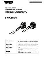 Makita BHX2501 Instruction Manual preview