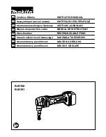 Preview for 1 page of Makita BJN160 Instruction Manual