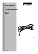 Предварительный просмотр 1 страницы Makita BJN161 Instruction Manual