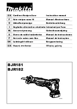 Предварительный просмотр 1 страницы Makita BJR181ZK Instruction Manual