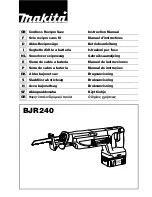 Preview for 1 page of Makita BJR240 Instruction Manual