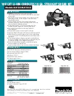 Предварительный просмотр 2 страницы Makita BJS130 Specifications