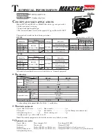 Предварительный просмотр 1 страницы Makita BJV140 Technical Information