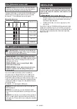 Preview for 76 page of Makita BL1055B Instruction Manual