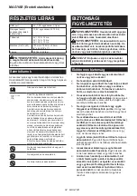 Preview for 82 page of Makita BL1055B Instruction Manual