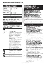 Preview for 112 page of Makita BL1055B Instruction Manual