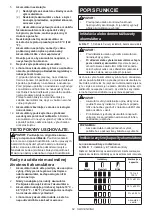 Preview for 62 page of Makita BL1830B Instruction Manual